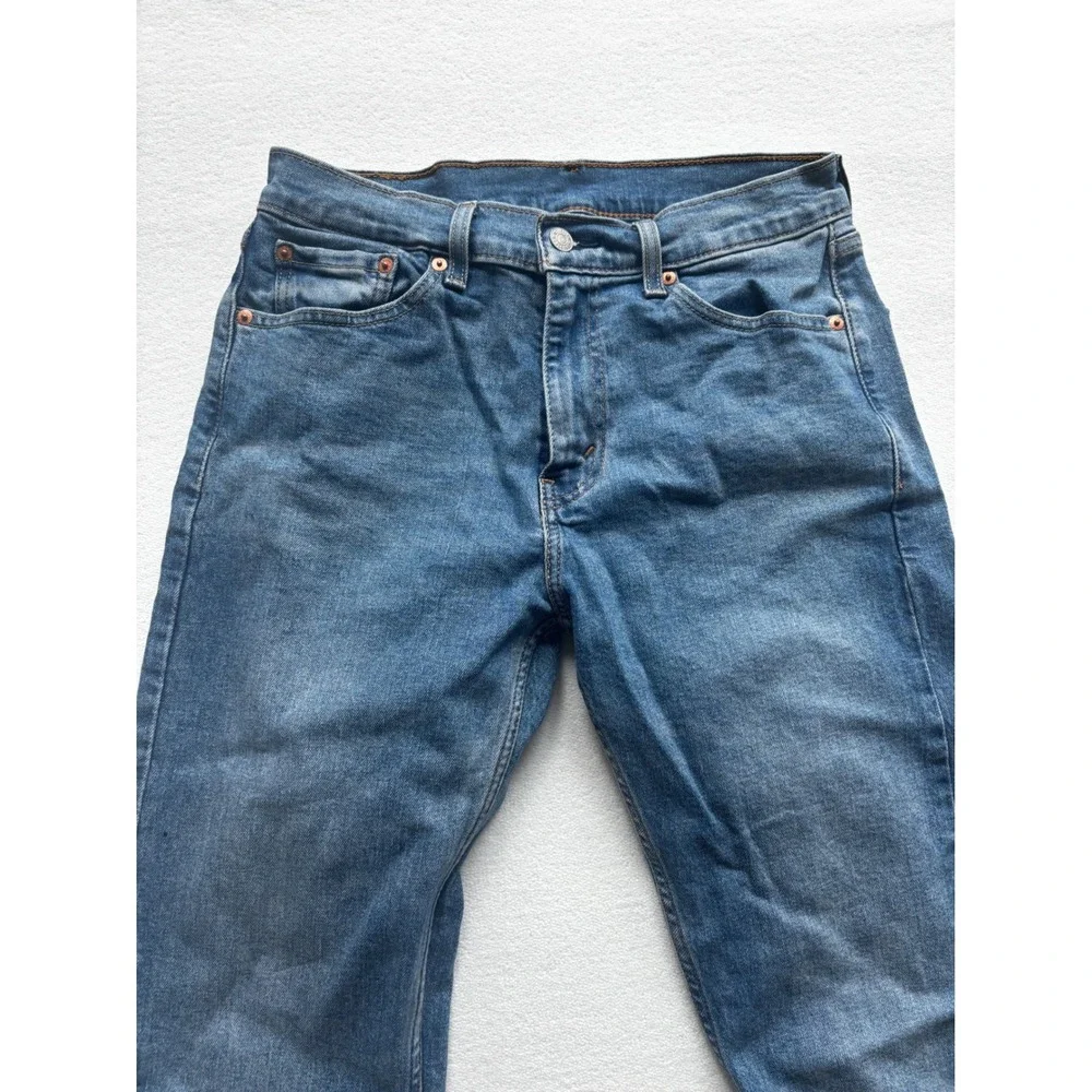 Levi 505 Regular Fit Jeans Mens 30x30 Blue Straight Leg Denim 00505-2669